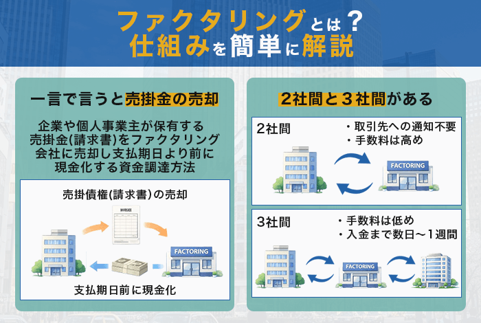 ファクタリングとは?仕組みを簡単に解説