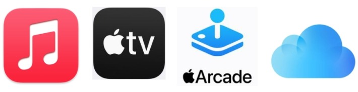 Appleのサブスクリプションサービス（Apple Music、AppleTV＋、Apple Arcade、iCloud+）