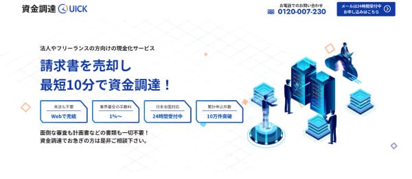 資金調達QUICK