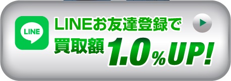 ギフトカード買取サイトでLINEを友達登録すると、買取率が1.0％UP