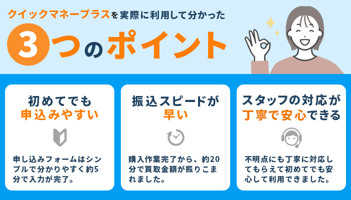 編集部が実際にクイックマネープラスを利用してレビュー・検証