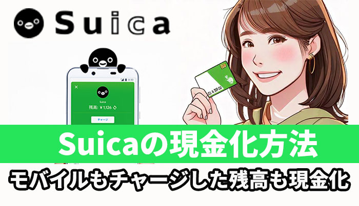 Suicaの現金化方法