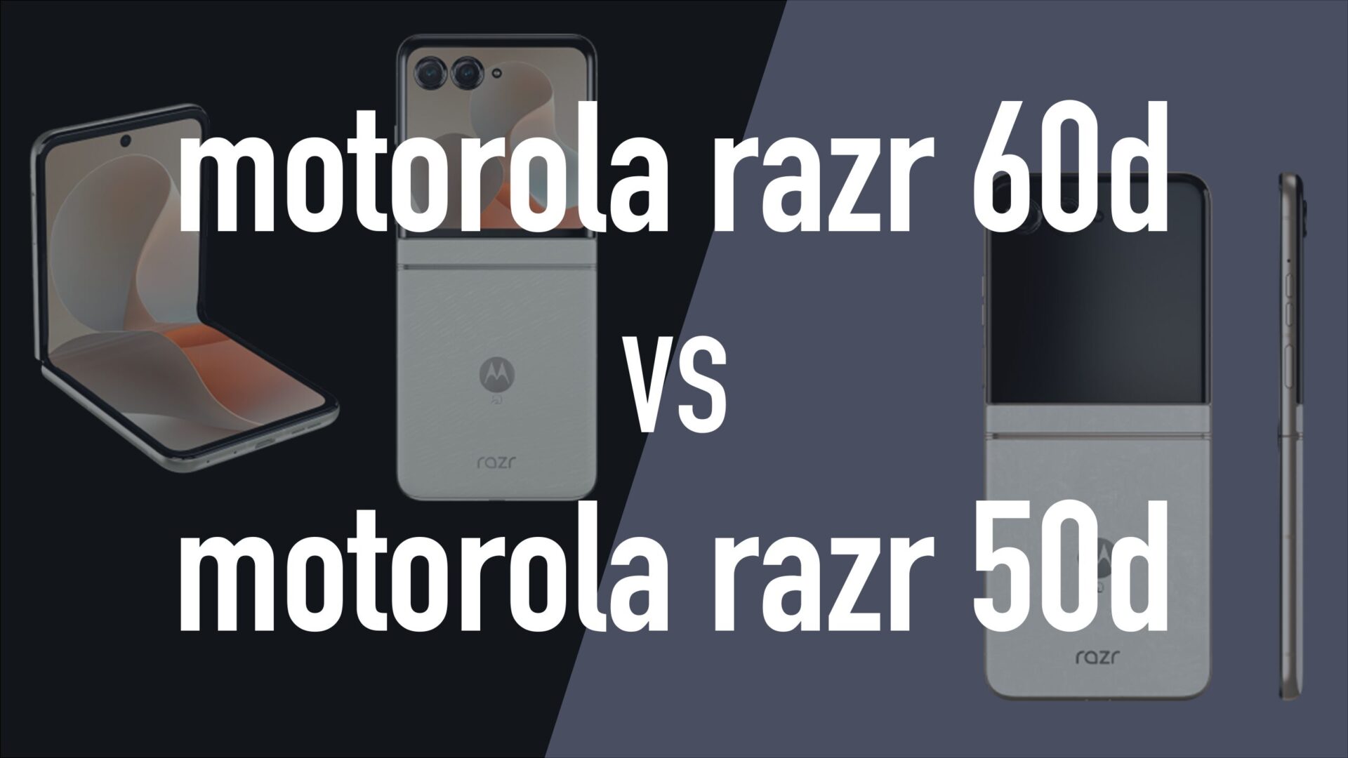ドコモ版のmotorola razr 60dと50dの違いを比較。 | 通信クリエーション