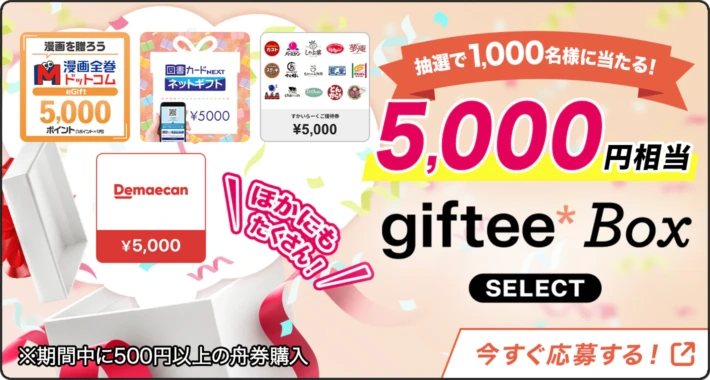 テレボートの5,000円相当キャンペーン