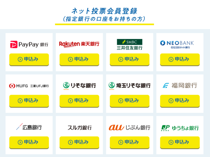 テレボートの入金方法は銀行口座からの引き落としのみ