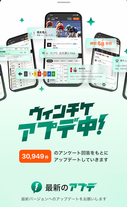 ユーザーの声に基づいたアップデートが行われる