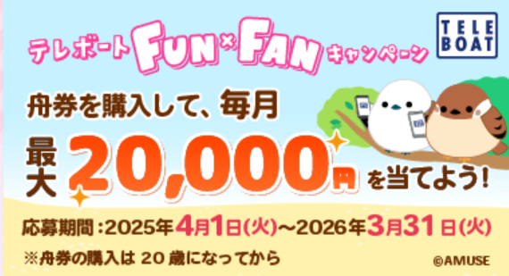 テレボートのキャンペーン