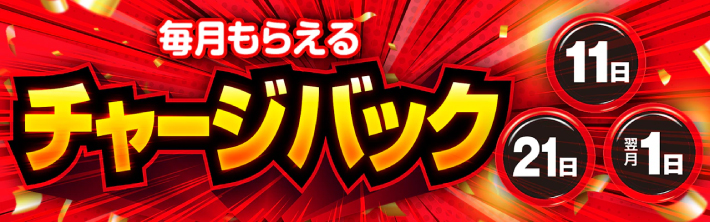 チャージバックキャンペーン