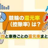 競輪の還元率（控除率）は？平均と車券ごとの還元率まとめ