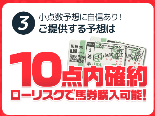 原則として買い目を10点以内に絞っている