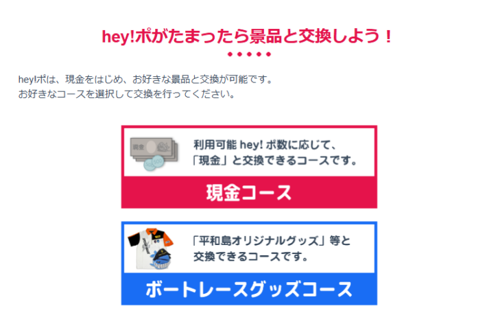 貯まったポイントと交換できるもの