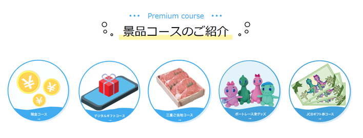 貯まったポイントの交換先
