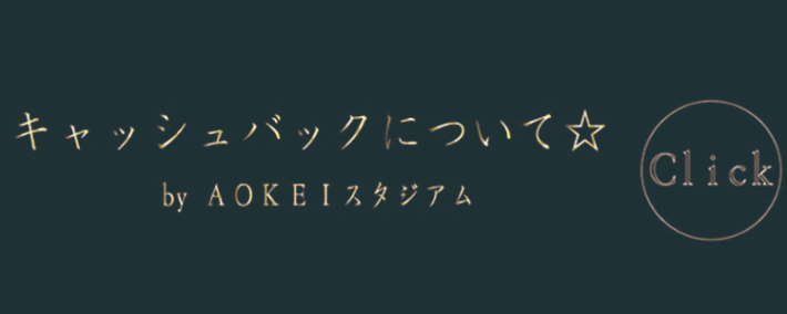 アオケイスタジアムのキャッシュバック制度