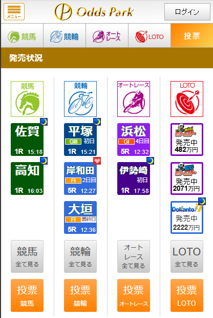 オッズパーク