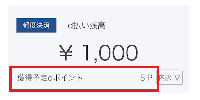 ポイント還元率は0.5%