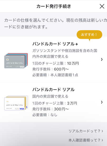 発行に手数料がかかる