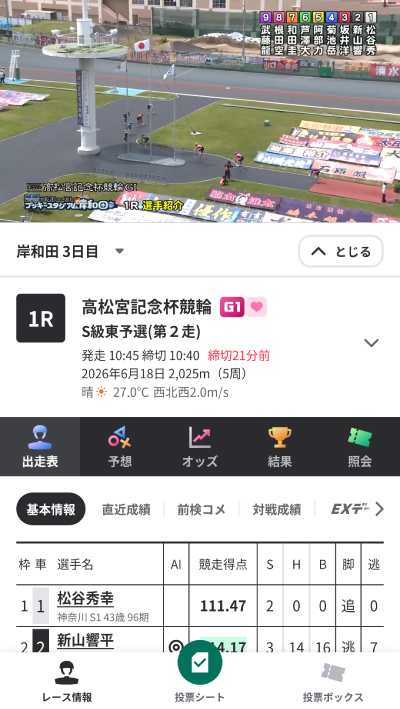 ウィンチケットのG1レースライブ配信
